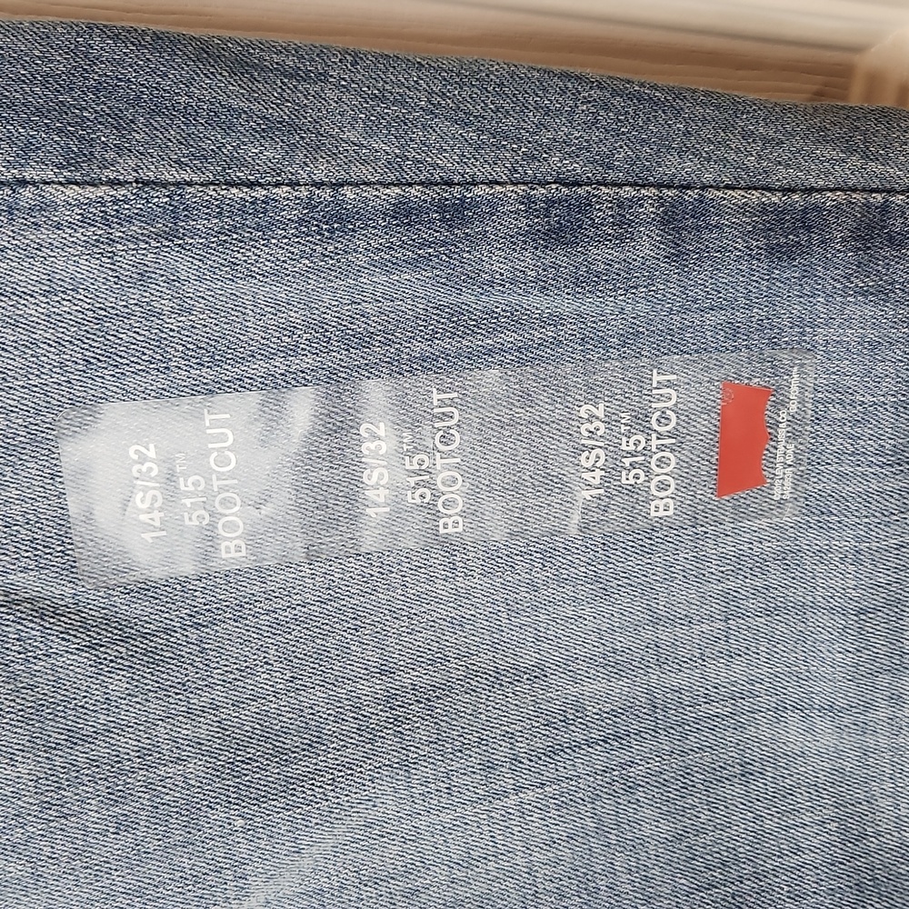 Levi's 515 boot cut light jeans NWT 14s - Picture 2 of 9